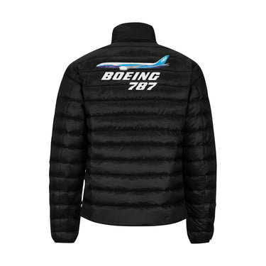 BOEING - 787 Men's Stand Collar Padded Jacket e-joyer